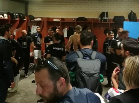 Οι πανηγυρισμοί στα αποδυτήρια του ΠΑΟΚ (vid)