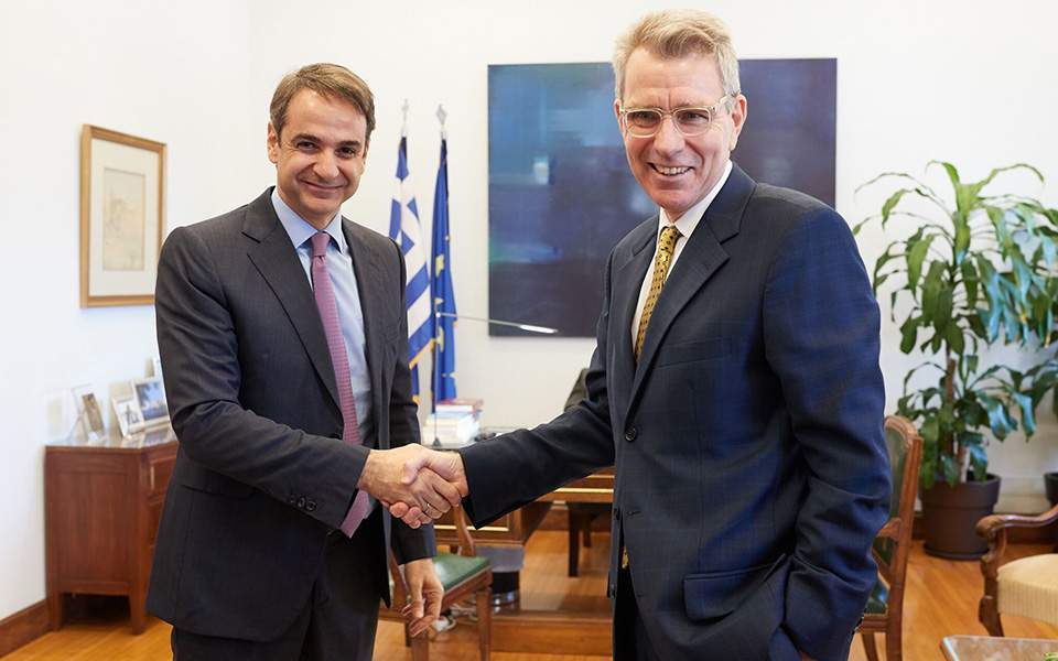 Συνάντηση Μητσοτάκη – Πάιατ
