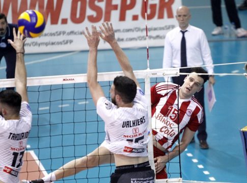 LIVE : ΠΑΟΚ – Ολυμπιακός 0-2 (19-25, 23-25)