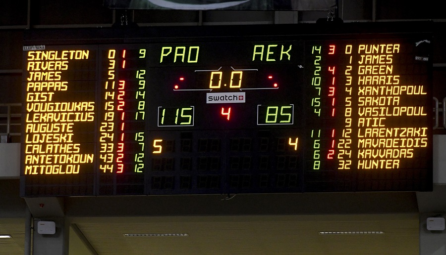 Σπάνια ιστορική επίδοση του Παναθηναϊκού επί της ΑΕΚ