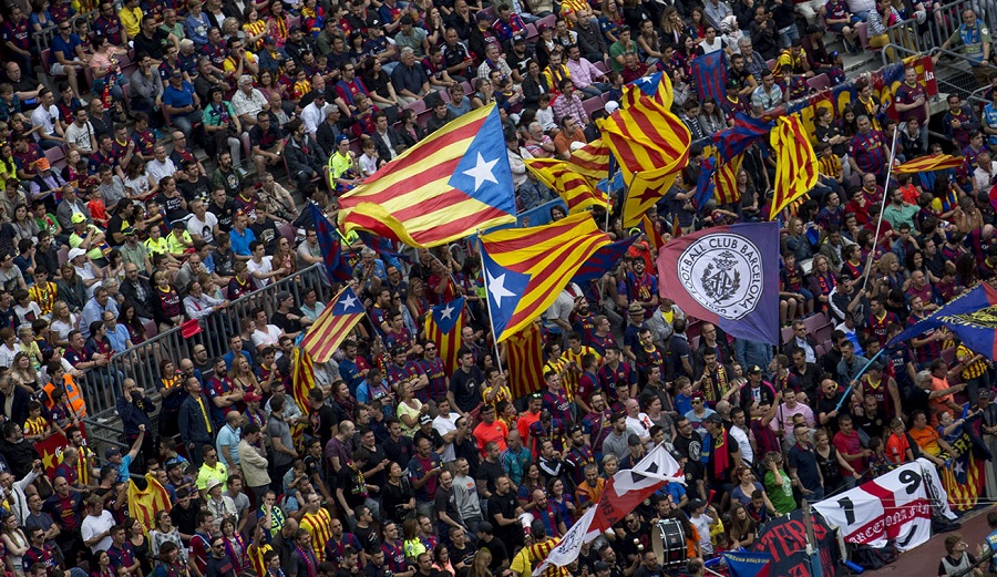 Μπαρτσελόνα : Με καταλανικό χρώμα οι εξέδρες του Καμπ Νου στο clasico