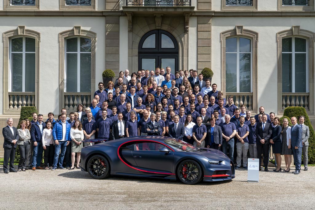 Η Bugatti κατασκεύασε την 100ή Chiron