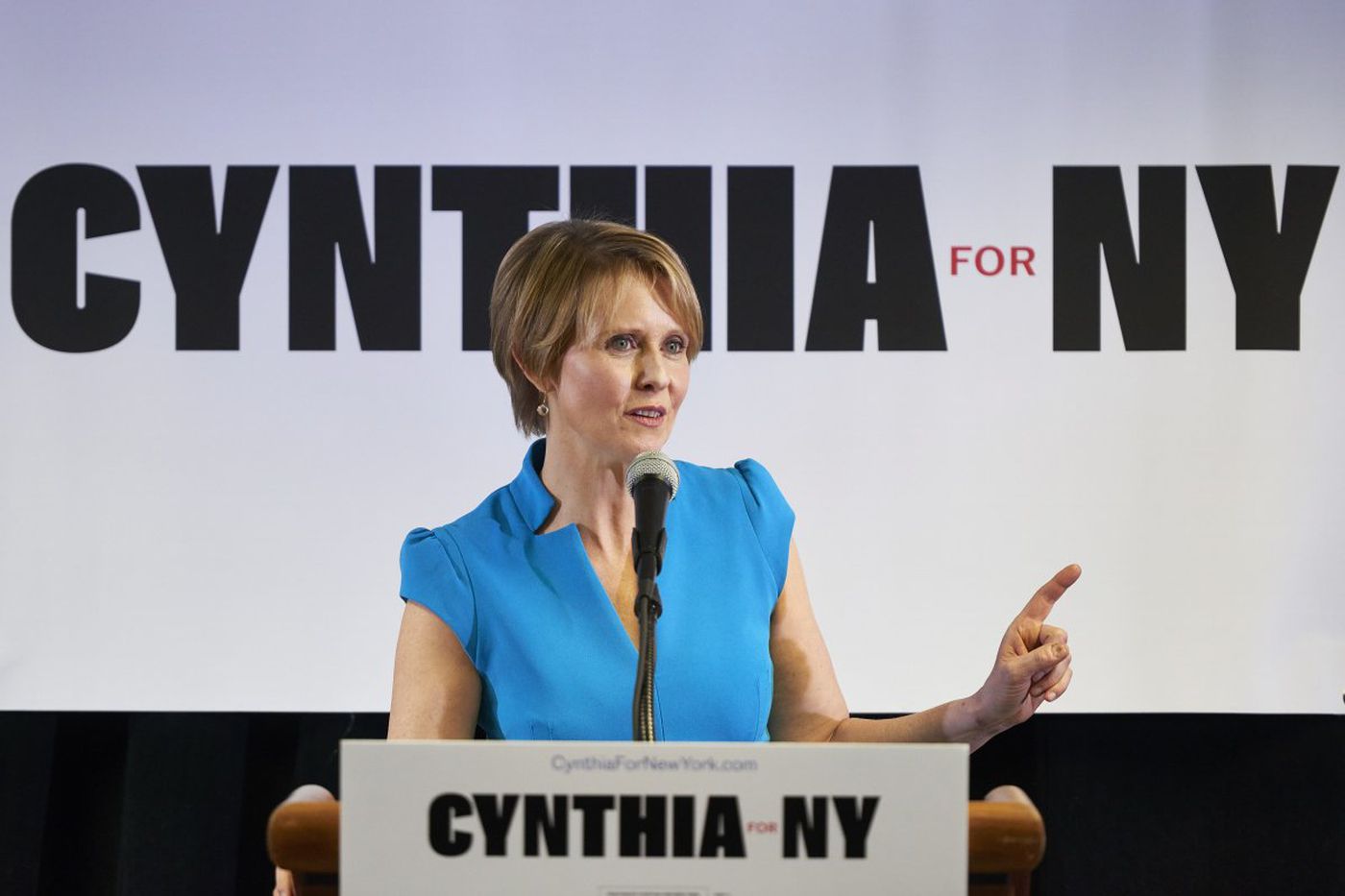 Η Σίνθια Νίξον του Sex and the City υποψήφια κυβερνήτρια της Νέας Υόρκης