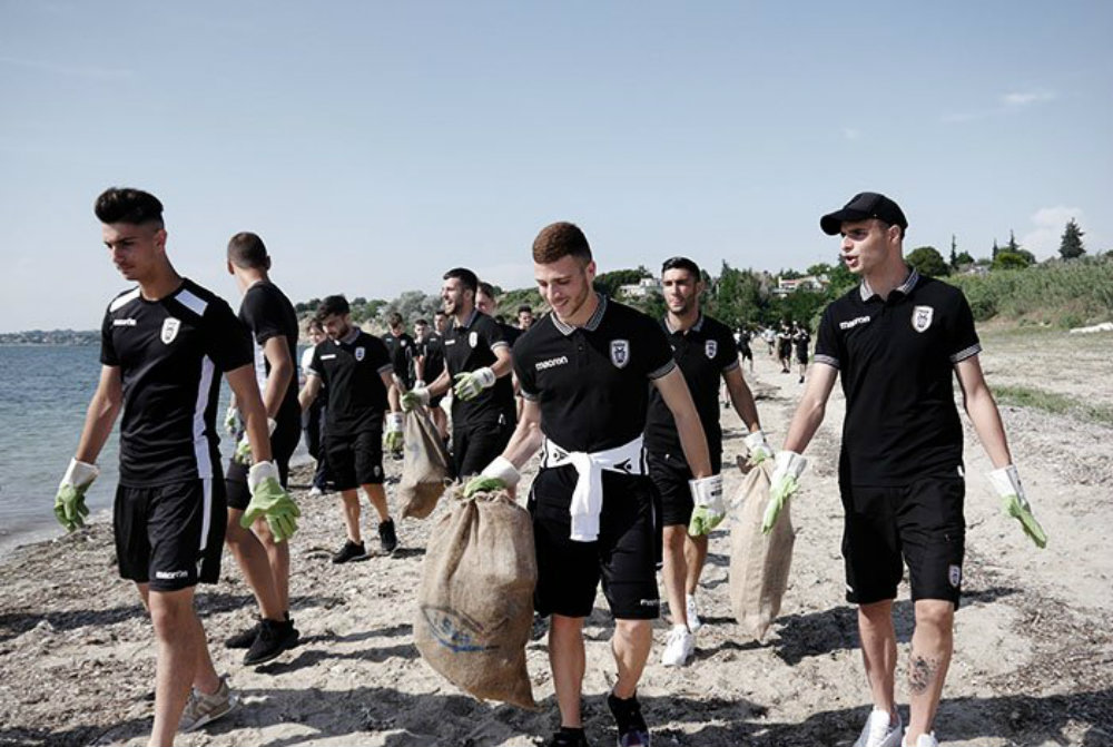 ΠΑΟΚ : Μάθημα εθελοντισμού για τις Κ20 και Κ17