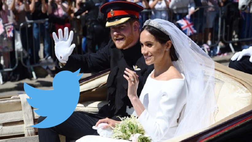 Σχεδόν 6 εκατ. tweets για τον γάμο του πρίγκιπα Χάρι με τη Μέγκαν