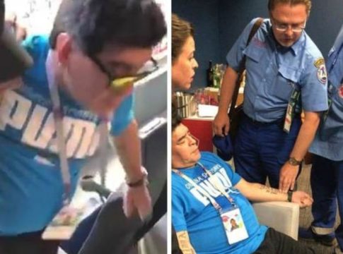 Εσπευσμένα στο νοσοκομείο ο Μαραντόνα! (pics, vids)