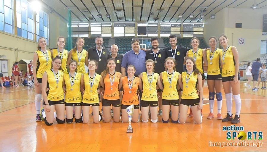 Πρωταθλήτριες Ελλάδας στο βόλεϊ οι κορασίδες του Άρη!