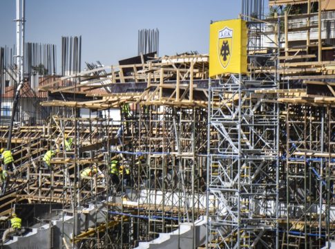 ΑΕΚ : «Ζωντανεύει» η πλευρά των αποδυτηρίων και των VIP (vid)