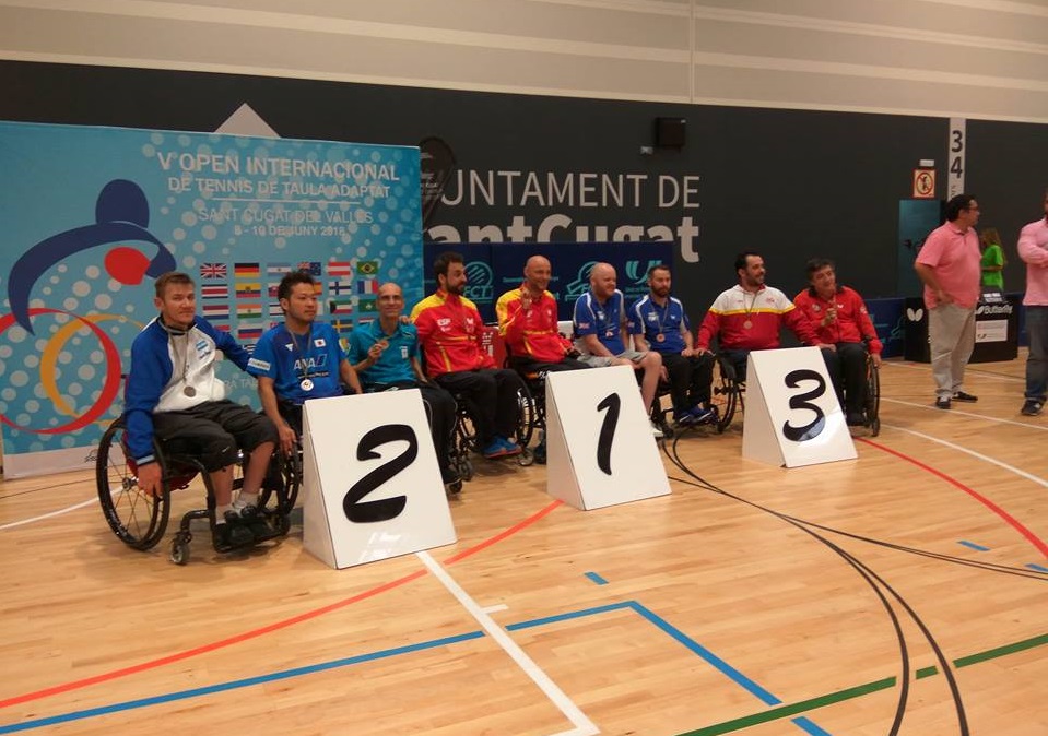 Πινγκ πονγκ: Ασημένιο μετάλλιο στο ομαδικό των κλάσεων 1-2 ο Στάμου στο ισπανικό όπεν για αθλητές με αναπηρίες