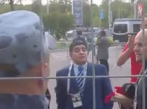 Ρώσοι σεκιούριτι δεν αναγνώρισαν τον Ντιέγκο Μαραντόνα! (vid)
