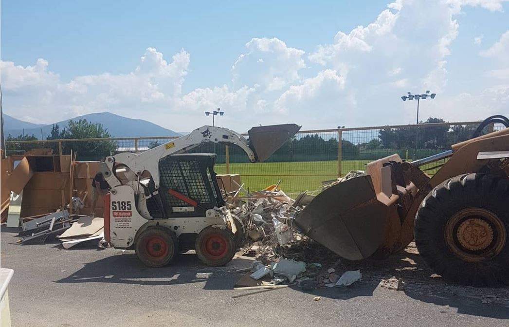 Άρης : Προχωράνε και σήμερα τα έργα στο Ρύσιο (pics)