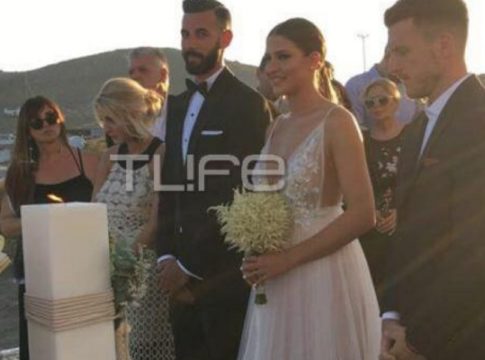 Ονειρικός γάμος στην Πάρο για Βλάντο Γιάνκοβιτς και Έλενα Παπαδοπούλου (vids+pics)