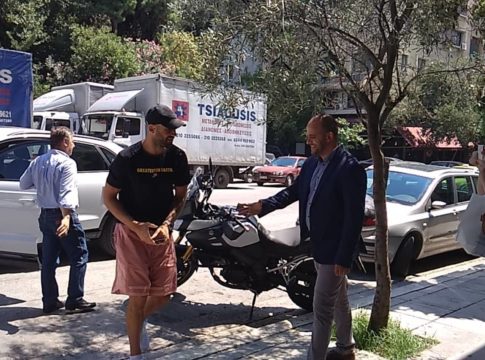 Ολυμπιακός : Η άφιξη του Βασίλη Σπανούλη στα γραφεία της Arcadia