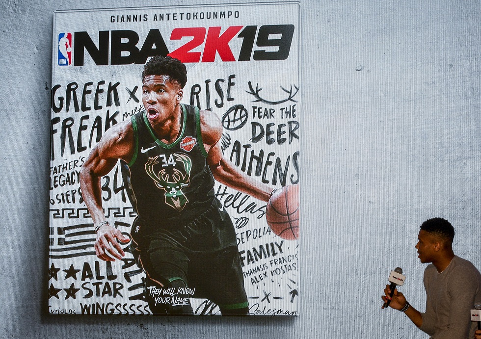 Επίσημα στο εξώφυλλο του NBA 2K19 ο Γιάννης Αντετοκούνμπο (vid)