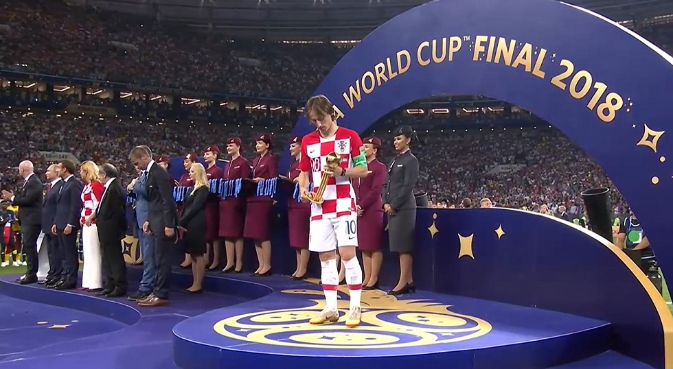 MVP του Παγκοσμίου Κυπέλλου ο Λούκα Μόντριτς