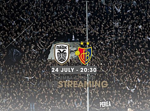 Το ΠΑΟΚ-Βασιλεία ζωντανά στο «PAOK TV»