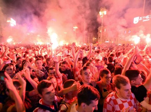 Μουντιάλ : Χαμός στο Ζάγκρεμπ με τους πανηγυρισμούς των Κροατών