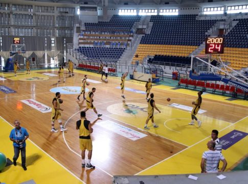 Σκληρή δουλειά για τους παίκτες του Άρη