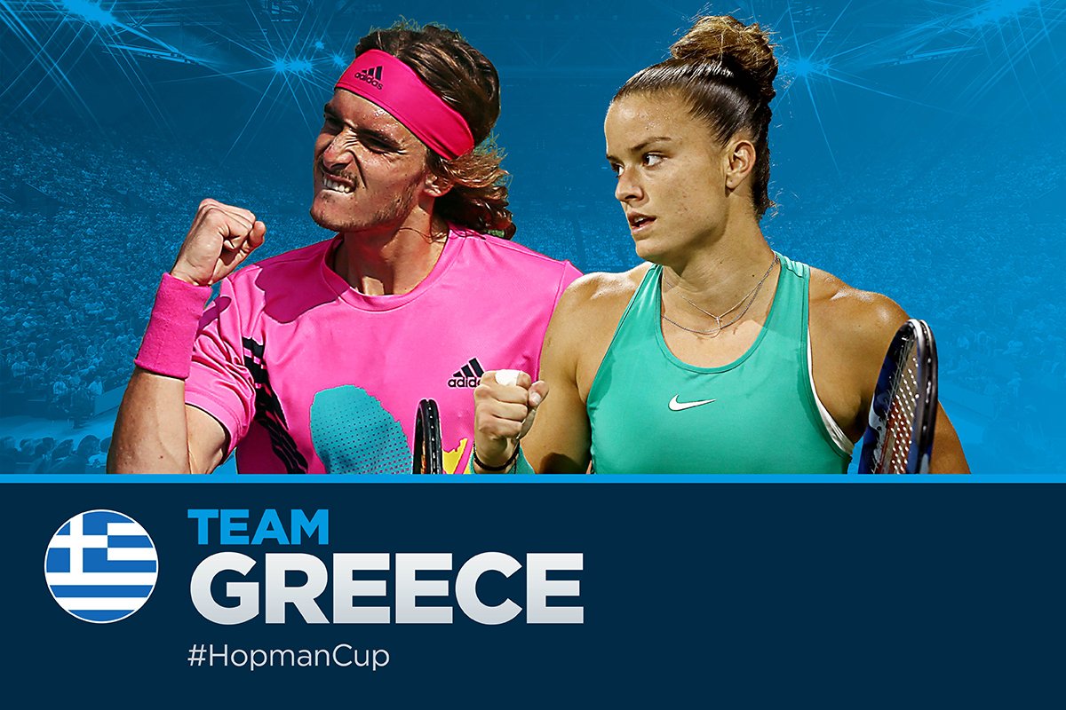 Δίδυμο Τσιτσιπάς – Σάκκαρη στο Hopman Cup (vid)