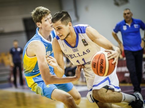 Ευρωμπάσκετ εφήβων : Ελλάδα – Ουκρανία 77-73