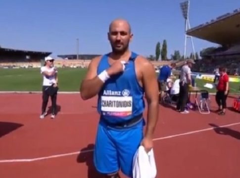 Πρωταθλητής Ευρώπης ο Χαριτωνίδης στη σφαίρα