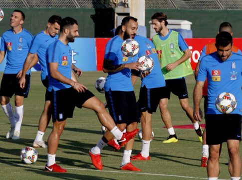 Photostory : Η πρώτη προπόνηση της Εθνικής εν όψει του Nations League