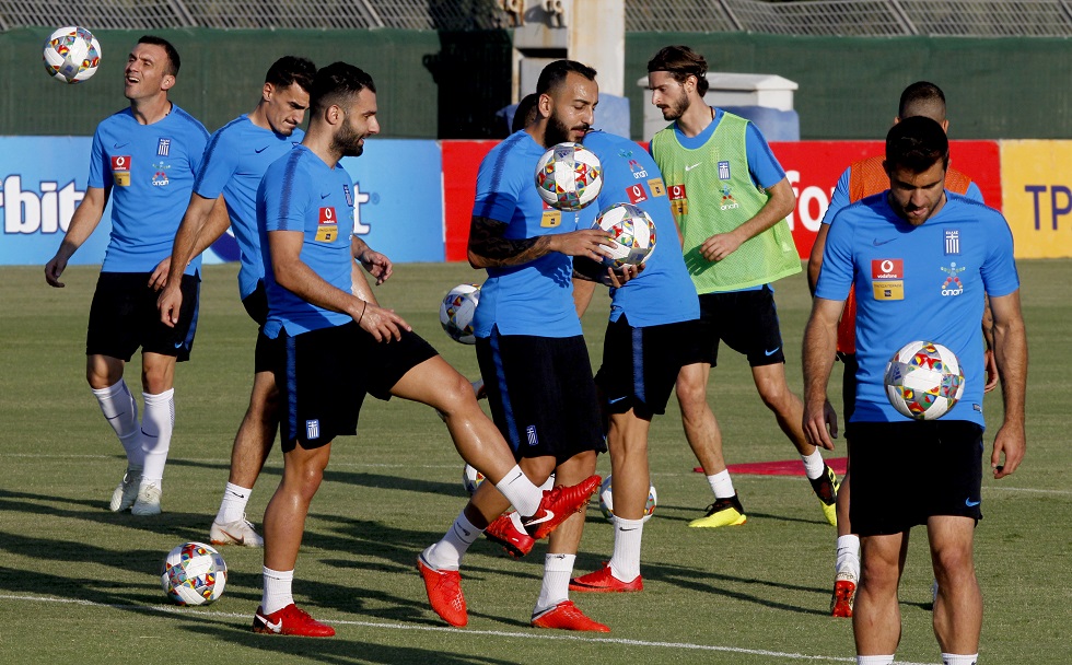 Photostory : Η πρώτη προπόνηση της Εθνικής εν όψει του Nations League