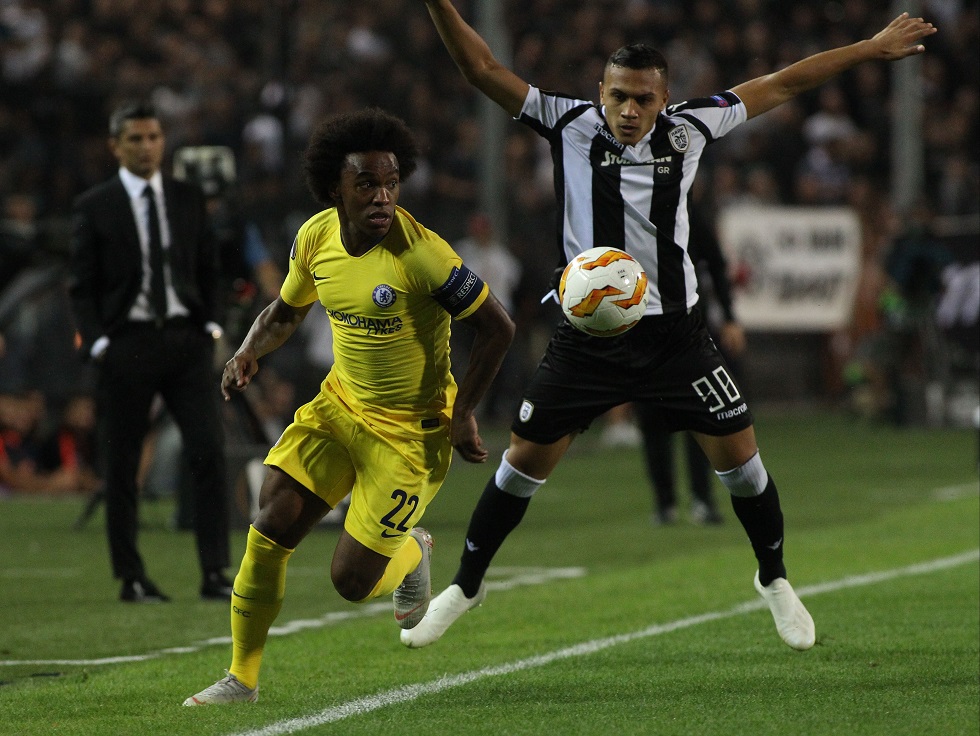 ΠΑΟΚ – Τσέλσι: Ο Γουίλιαν στο 1-0 της Τσέλσι (vid) | to10.gr ΠΑΟΚ – Τσέλσι: Ο Γουίλιαν στο 1-0 της Τσέλσι (vid) | to10.gr