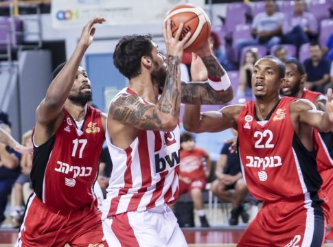 LIVE: Ολυμπιακός – Χάποελ Ιερουσαλήμ 94-93 (Τελικό)