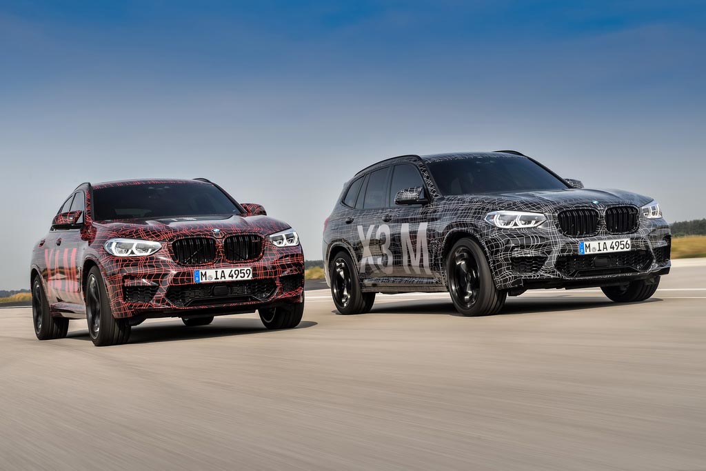 Οι BMW X3 M και X4 M στο Νίρμπουργκρινγκ