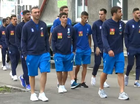 Ο περίπατος της Εθνικής στο Ταλίν (vid)