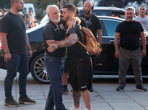 Συνοδεία Σαββίδη, η άφιξη του ΠΑΟΚ στην Τούμπα