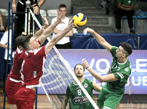 LIVE: Παναθηναϊκός – Ολυμπιακός 2-3 (25-27, 25-18, 18-25, 25-21) τάι μπρέικ 13-15