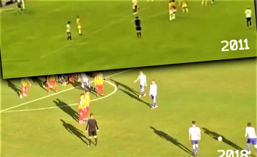 Σκόραρε με τον ίδιο ακριβώς τρόπο, στο ίδιο γήπεδο και λεπτό, επτά χρόνια μετά (vid)