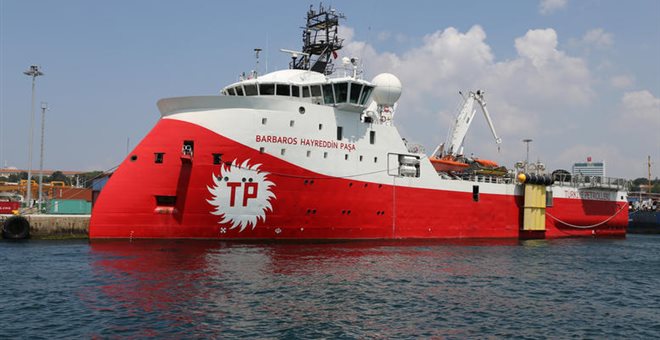 Στα όρια της κυπριακής ΑΟΖ το τουρκικό Barbaros