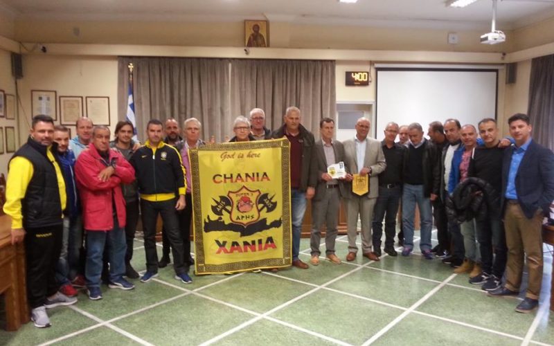 Βάμβουκας (δήμαρχος Χανιών): «Αγαπάμε τον Άρη, συγκινητική η παρουσία των βετεράνων»