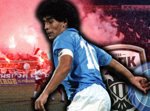 Όταν ο Μαραντόνα υποκλίθηκε στην Τούμπα και τον λαό του ΠΑΟΚ (pics, vids)