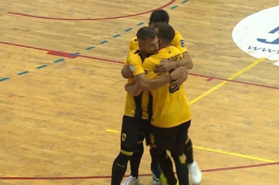 Futsal: Διέλυσε τον Δούκα και παρέμεινε στην κορυφή η ΑΕΚ