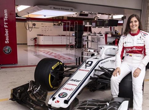 Στο τιμόνι της Sauber F1 η Τατιάνα Καλντερόν