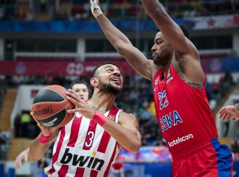 LIVE: ΤΣΣΚΑ Μόσχας – Ολυμπιακός (69-65 Τελικό)