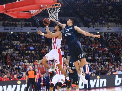 LIVE: Ολυμπιακός – Ρεάλ Μαδρίτης 88-83 (Τελικό)