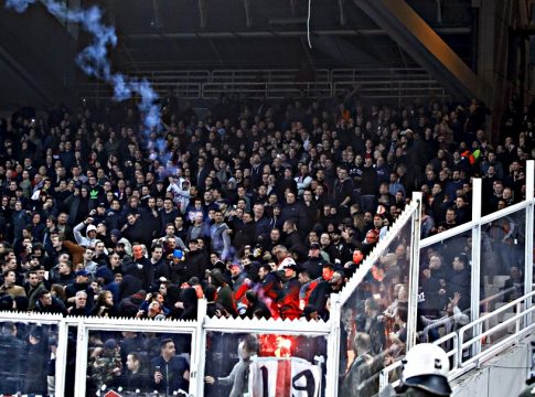 Σκληρό βίντεο: Τα έκτροπα του ΟΑΚΑ μέσα από την κερκίδα των Ολλανδών (vid)