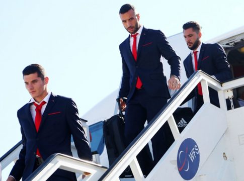 Εφτασε στη Σεβίλλη η αποστολή του Ολυμπιακού (pics, vid)