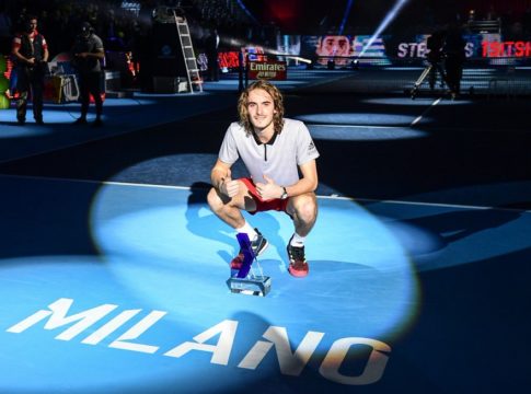 Η απονομή και οι selfies του Τσιτσιπά (pics)