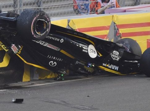 F1: Το σοκαριστικό ατύχημα του Χούλκενμπεργκ (vid)