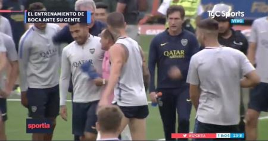 Μπόκα – Ρίβερ: Ο Τέβες γλίτωσε από τη σύλληψη οπαδό της Μπόκα (vid)