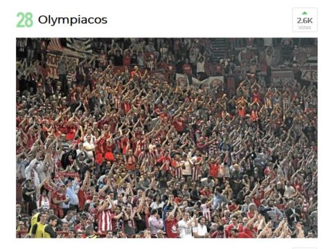 Γκάλοπ της MARCA: Οι οπαδοί του Ολυμπιακού μεταξύ των κορυφαίων Παγκοσμίως!