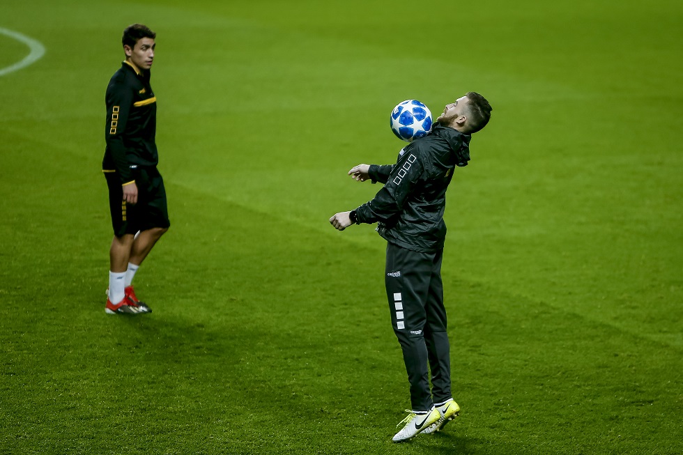 Η προπόνηση της ΑΕΚ στο Ντα Λουζ