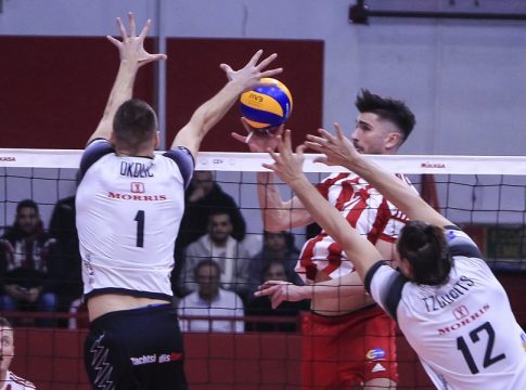 LIVE: ΠΑΟΚ – Ολυμπιακός 0-3 (22-25, 22-25, 15-25)