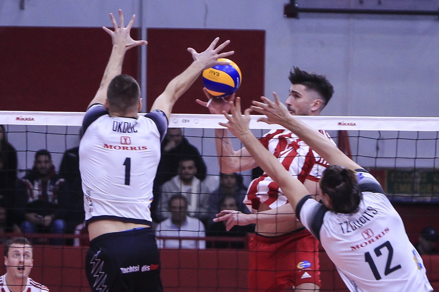 LIVE: ΠΑΟΚ – Ολυμπιακός 0-3 (22-25, 22-25, 15-25)